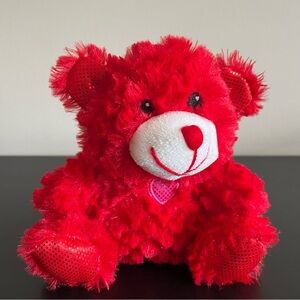 Greenbrier Red Heart Bear Plush Stuffed Animal 5.5 Inch All Ages